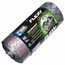 Пакеты для мусора с затяжкой FLEXY графит Фрекен БОК 4823071649482 в Астане