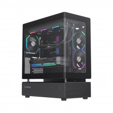 Компьютерный корпус Gamemax N80 BK Black без Б/П в Кокшетау