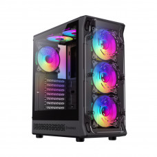 Компьютерный корпус Gamemax Starlight 2 AB Black без Б/П в Кокшетау