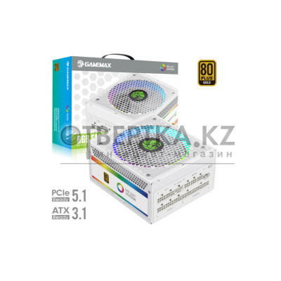 Блок питания Gamemax RGB-Smart 1050 PRO WH Gold