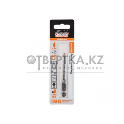 Сверло по бетону 4х85мм шестигр. GEPARD (GP0224-850)