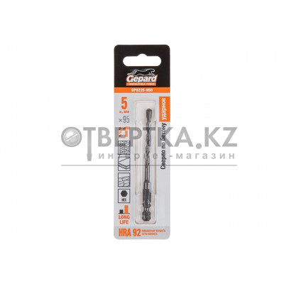 Сверло по бетону  5х95мм шестигр. GEPARD (GP0225-950)