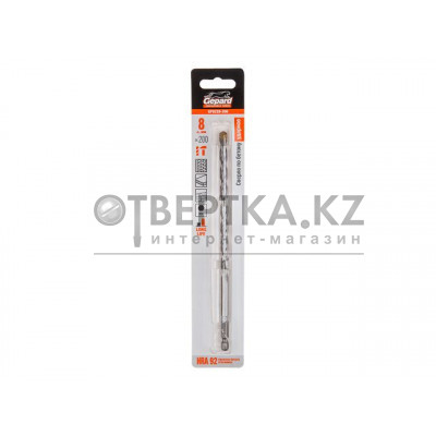Сверло по бетону  8х200мм шестигр. GEPARD (GP0228-200)