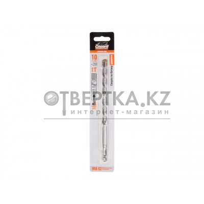 Сверло по бетону 10х200мм шестигр. GEPARD (GP0230-200)