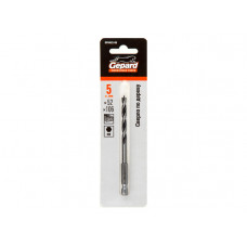 Сверло по дереву  5х52х106 шестигр. GEPARD