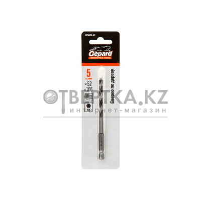 Сверло по дереву  5х52х106 шестигр. GEPARD GP0422-05