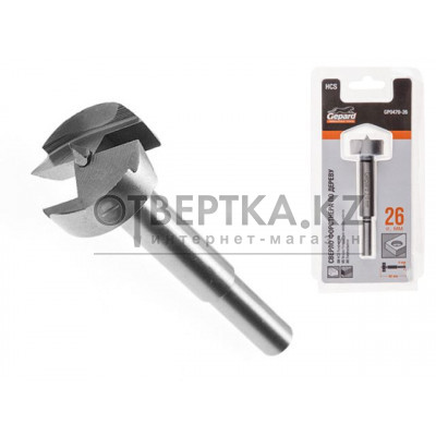 Сверло Форстнера по дереву 26мм GEPARD (GP0470-26)