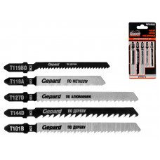 Набор пилок лобз. универсальный 5шт. GEPARD (GP0600-5) в Атырау Набор пилок лобз. универсальный 5шт. GEPARD (GP0600-5) в Атырау