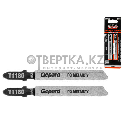Пилка лобз. по металлу T118G (2 шт.) GEPARD GP0608-19 Пилка лобз. по металлу T118G (2 шт.) GEPARD GP0608-19
