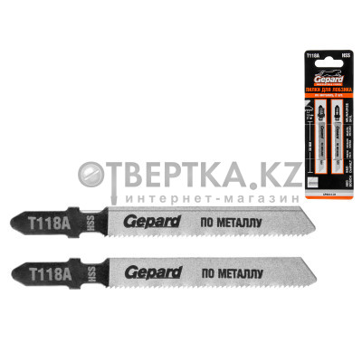 Пилка лобз. по металлу T118А (2 шт.) GEPARD GP0612-01