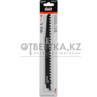 Пилка сабельная по дереву S1542K (2 шт.) GEPARD GP0641-08