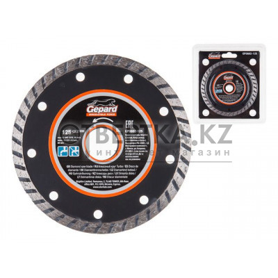 Алмазный круг 125х22 мм универс. Turbo GEPARD GP0802-125