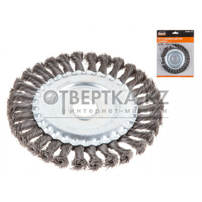 Щетка дисковая косич.150ммх22мм GEPARD (GP0894-150)