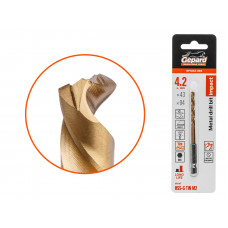 Сверло по металлу шестигр. 4.2х43х94 мм HSS-G TIN GEPARD