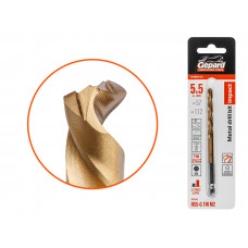 Сверло по металлу шестигр. 5.5х57х112 мм HSS-G TIN GEPARD