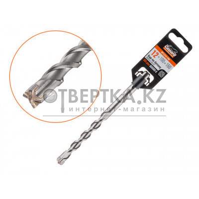 Сверло 12х100х160 мм бур  SDS-plus QUADRO-X GEPARD GP1212-160