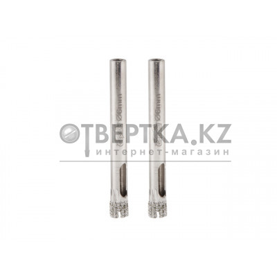 Коронка алмазная  d 6мм по стеклу и керамике 2шт. GEPARD (GP2076-06)