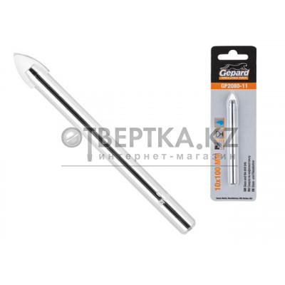 Сверло по кафелю/стеклу 4х60мм ц/х GEPARD (GP2080-04)