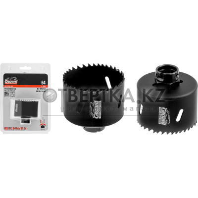 Коронка биметаллическая  d64 мм PROGRESSOR GEPARD GP2550-64