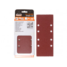 Шлифлист 93х230мм Р60 д/дерева 8 отв. 5шт. GEPARD (GP5004-60) в Алматы