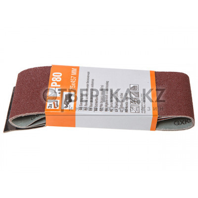 Шлифлента 75х457мм Р320 бесконечная 3шт. GEPARD (GP5008-320)
