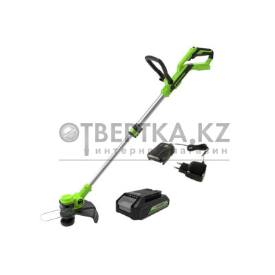 Триммер аккумуляторный Greenworks 2110407UB 24V с 1хАКБ 4Ач и ЗУ
