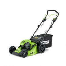 Газонокосилка аккумуляторная Greenworks 2502907UB 60V 46 см самоходная бесщеточная c 1хАКБ 4Ач и ЗУ в Кокшетау