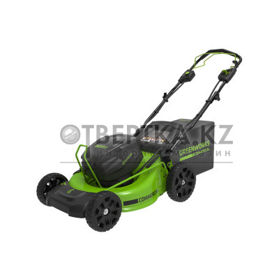 Газонокосилка аккумуляторная Greenworks 2515907UB 82V 51 см самоходная бесщеточная c 1хАКБ 5Ач и ЗУ