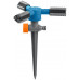GRINDA RR-P, 75 м, 2 полив, 3 сопла, на пике, ударопрочный пластик, круговой распылитель, PROLine (40341) 40341_z03