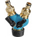 GRINDA BS-1, диаметр 3/4″ - 1″, двухканальный, с внутренней резьбой, из латуни, оцинкованный, поливочный распределитель, PROLine (426112) 426112_z01