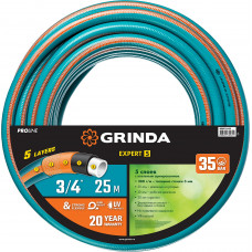 Шланг поливочный GRINDA EXPERT 5 PROLine 429007-3/4-25 в Кокшетау