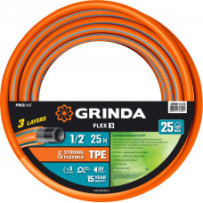 Шланг поливочный GRINDA FLEX 3 PROLine 429008-1/2-25 в Кокшетау