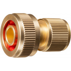 GRINDA BC-34A, 3/4″, для шланга, с автостопом, из латуни, быстросъёмный соединитель, PROLine (8-426130) в Уральске