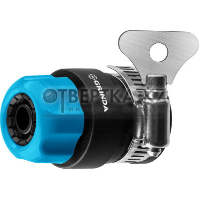 GRINDA TCC-34, диаметр 3/4″, с металлическим хомутом, для шланга, быстросъемный соединитель, PROLine (8-426335) 8-426335_z02
