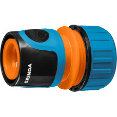 GRINDA TC-12, 1/2″, пластиковый с покрытием TPR, для шланга, быстросъемный соединитель, PROLine (8-426425) в Уральске