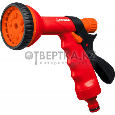 GRINDA P-10, 10 режимов, курок сзади, пластиковый, поливочный пистолет (8-427373) 8-427373_z01