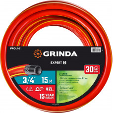 Шланг поливочный GRINDA EXPERT 3 PROLine 8-429005-3/4-15 в Шымкенте