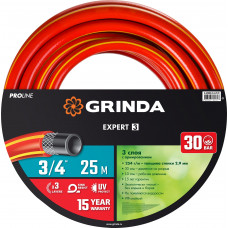 Шланг поливочный GRINDA EXPERT 3 PROLine 8-429005-3/4-25 в Шымкенте