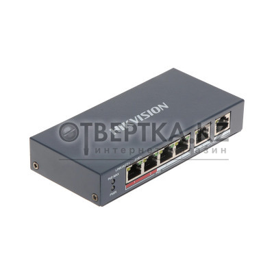 Коммутатор Hikvision DS-3E0106P-E/M(B)