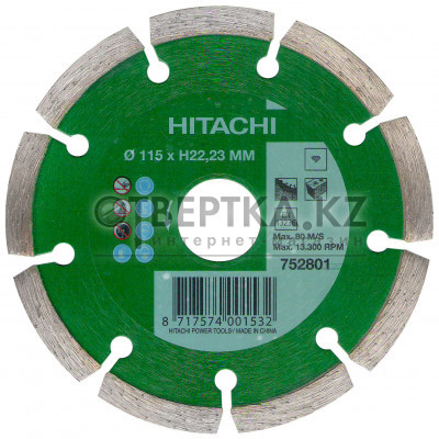 Алмазный отрезной диск HITACHI 752801
