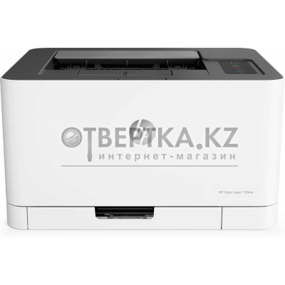Принтер лазерный цветной HP 4ZB95A Color Laser 150nw Printer (A4) 600 dpi, 18 (black)/4 (colour) ppm, 64MB/400Mhz, tray 150 pages, USB 2.0+Wi-Fi+Ethernet, duty cycle 20 000 pages