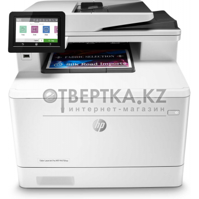 МФУ HP W1A78A Color LaserJet Pro MFP M479fnw Prntr (A4) , Printer/Scanner/Copier/Fax/ADF, 600 dpi, 27 ppm, 512 MB, 1200MHz, 50+250 pages tray, Scan Duplex, USB+Ethernet+WiFi, Duty 50000 pages