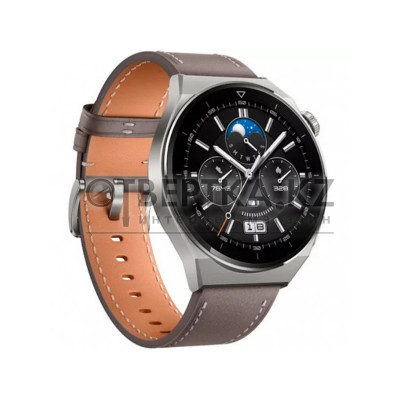 Смарт часы Huawei Watch GT 3 Pro ODN-B19 46mm Gray Leather Strap 55028474