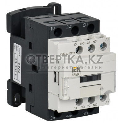 Контактор IEK КМИ-А-10912 LC1D 9А 24В/АС3 1NO/1NC AR-ACC-11-009-024-11