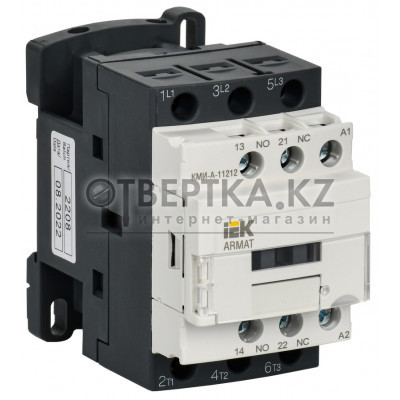 Контактор IEK КМИ-А-11212 LC1D 12А 230В/АС3 1NO/1NC AR-ACC-11-012-230-11