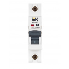 Автоматический выключатель IEK M06N 1P C 4А AR-M06N-1-C004 в Кокшетау