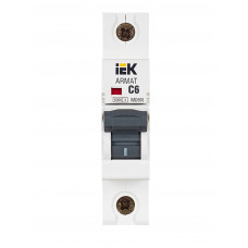 Автоматический выключатель IEK M06N 1P C 6А AR-M06N-1-C006 в Кокшетау
