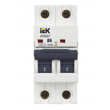 Автоматический выключатель IEK M06N 2P B 6А AR-M06N-2-B006 в Павлодаре