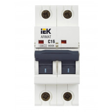 Автоматический выключатель IEK M06N 2P C 16А AR-M06N-2-C016 в Актау