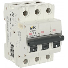 Автоматический выключатель IEK M06N 3P C 4А в Кокшетау
